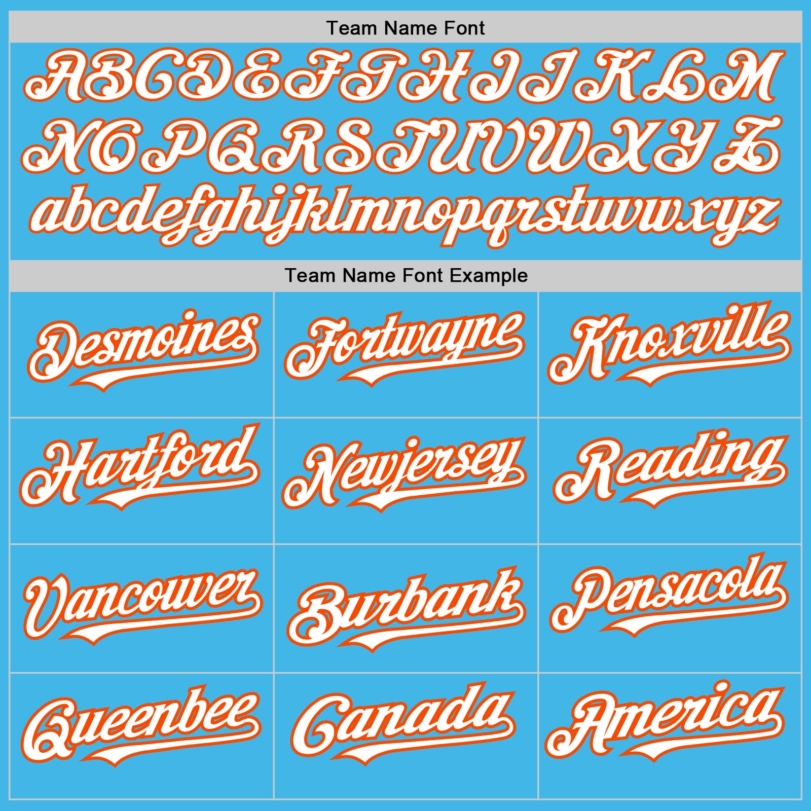 Custom Sky Blue White-Orange 3 Colors Arm Shapes Authentic Baseball Jersey